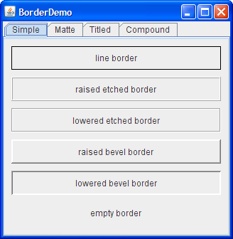 BorderDemo：简单边框