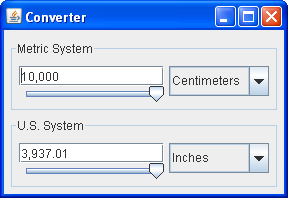 Converter 在 Metal 外观中的屏幕截图