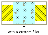 有自定义填充器